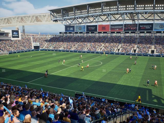 Subaru Park - Section Deck 305 Seat View