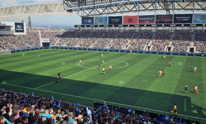 Subaru Park - Section Deck 305 Seat View