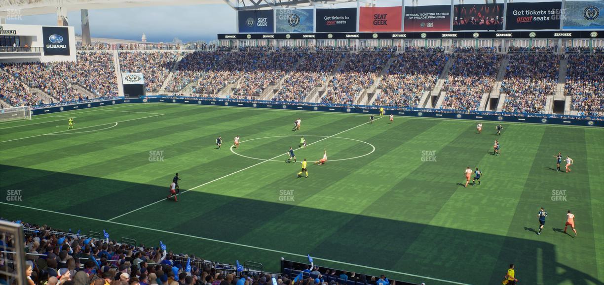 Subaru Park - Section Deck 305 Seat View