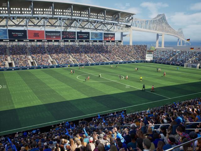 Subaru Park - Section Deck 316 Seat View