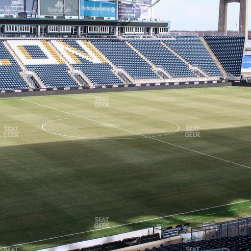 Subaru Park - Section Deck 316 Seat View