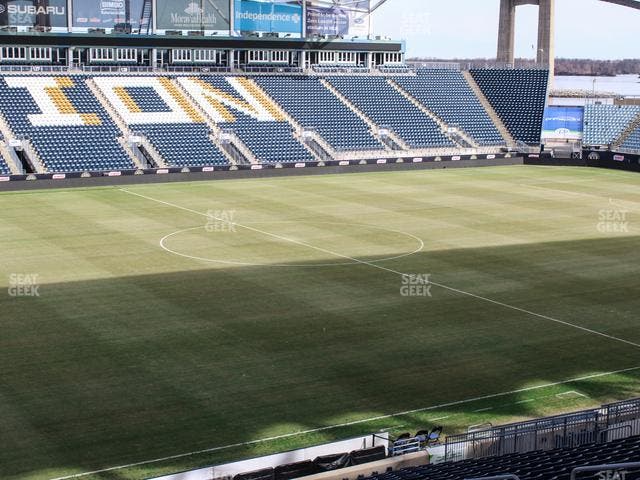 Subaru Park - Section Deck 316 Seat View