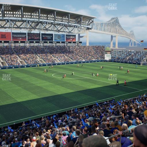 Subaru Park - Section Deck 318 Seat View