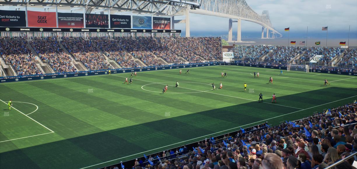 Subaru Park - Section Deck 319 Seat View