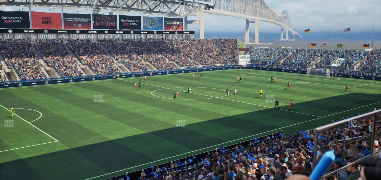 Subaru Park - Section Deck 319 Seat View