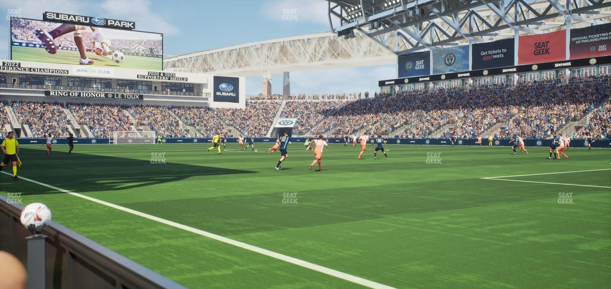 Subaru Park - Section Field 1 Seat View