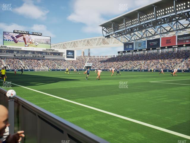 Subaru Park - Section Field 1 Seat View Subaru Park - Section Field 1 Seat View