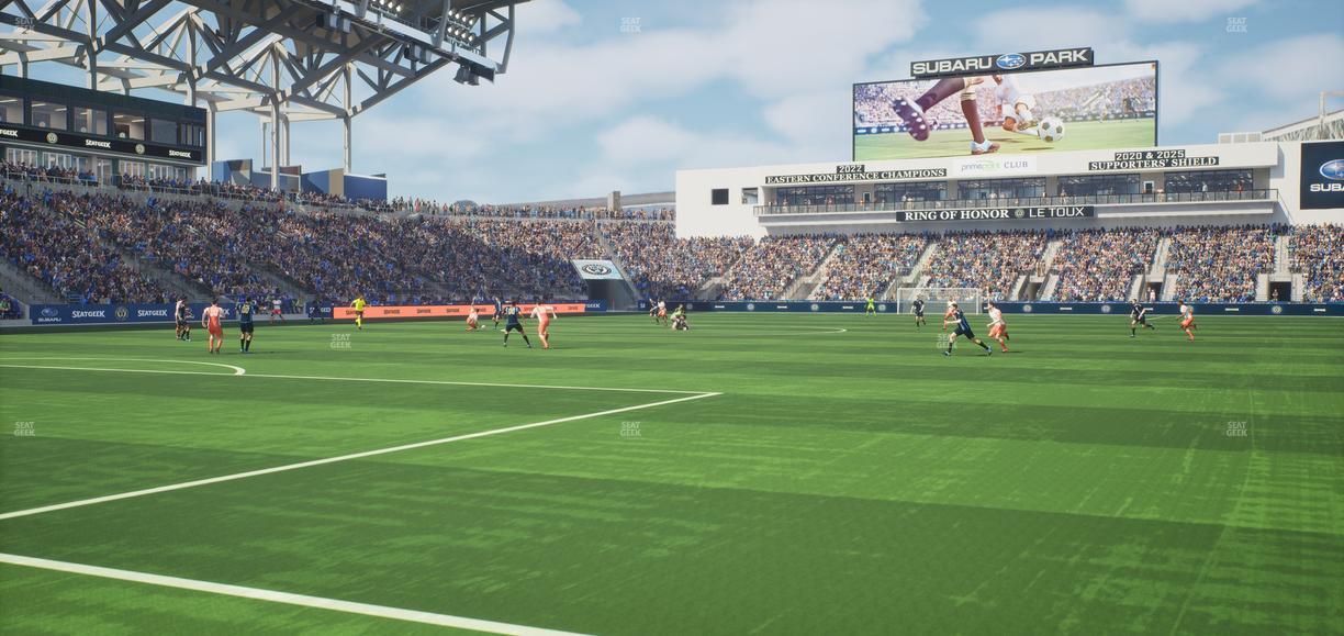 Subaru Park - Section Field 34 Seat View