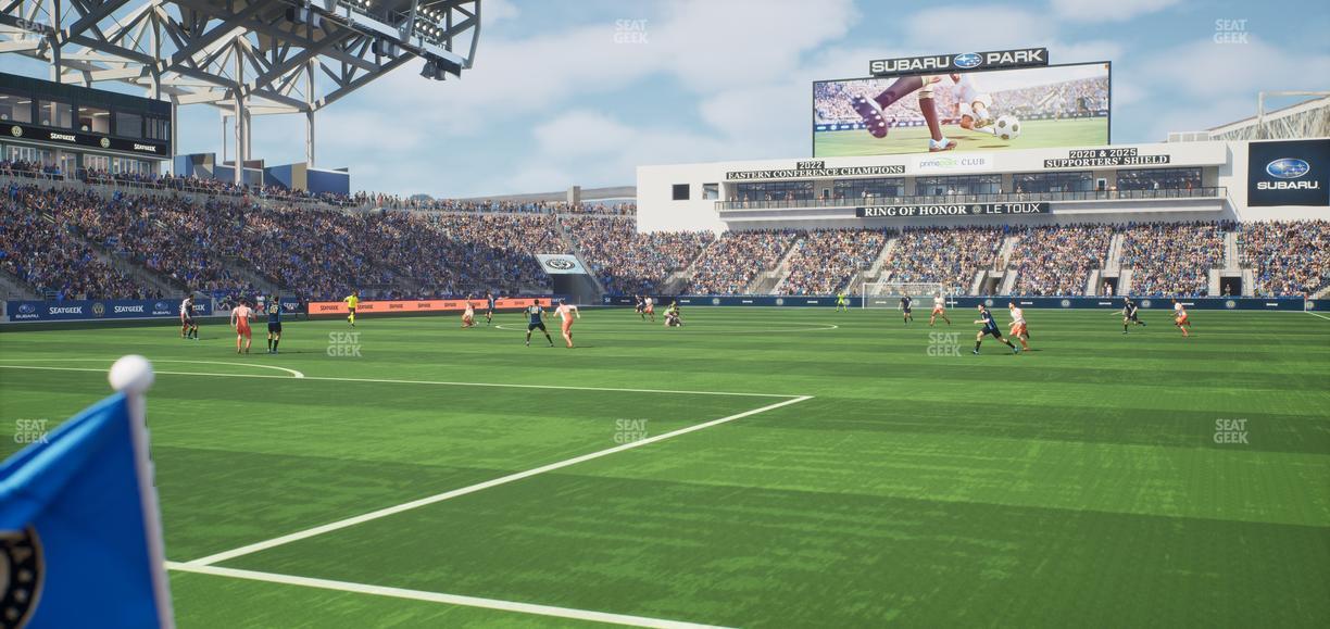 Subaru Park - Section Field 34 Seat View