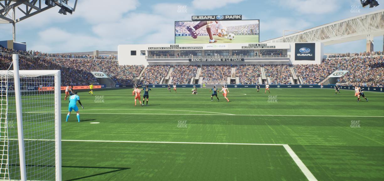 Subaru Park - Section Field 36 Seat View