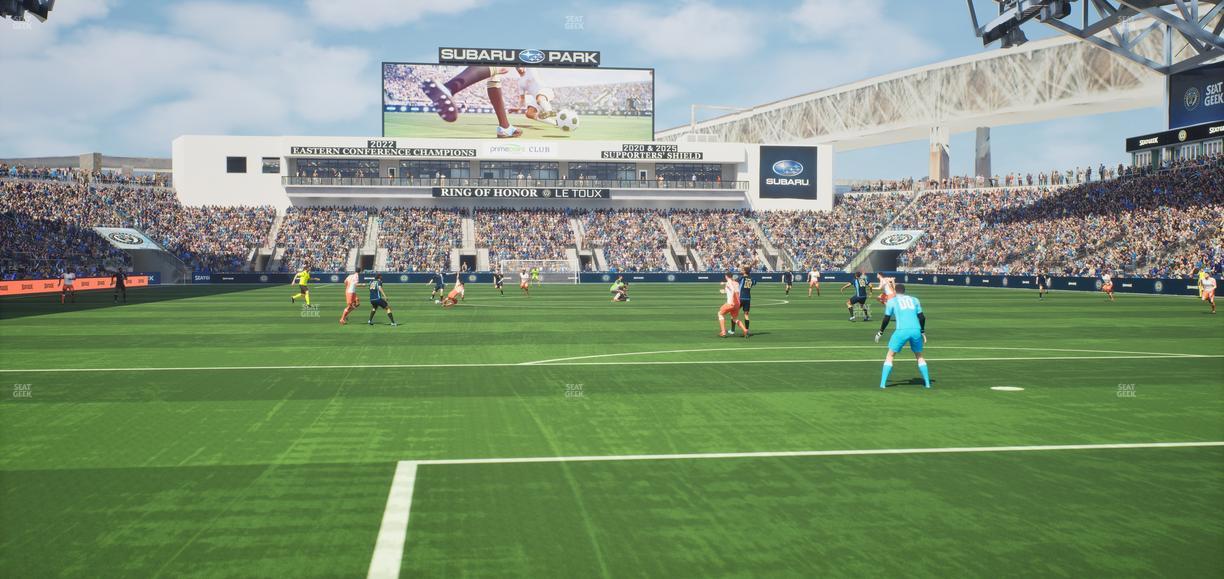 Subaru Park - Section Field 38 Seat View