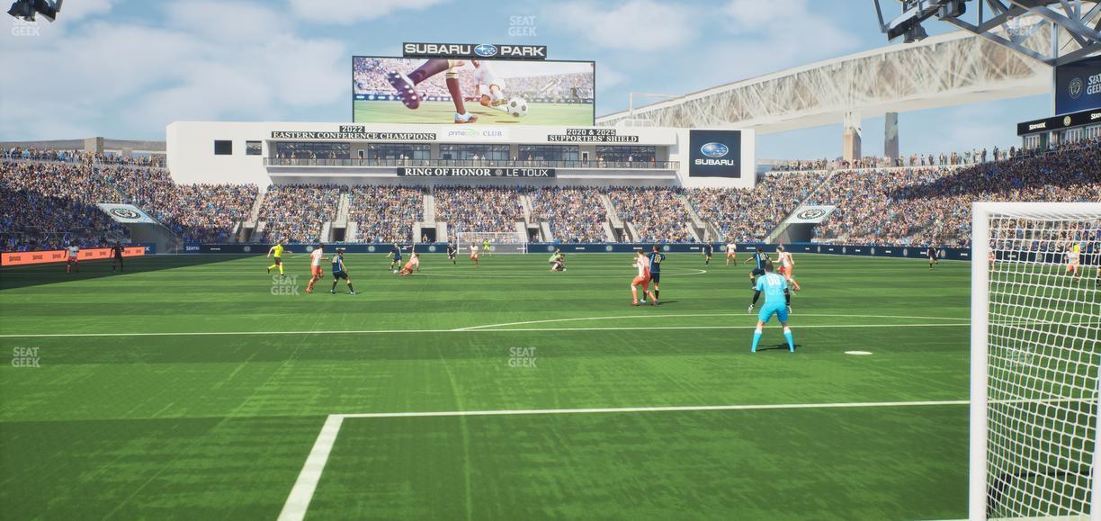 Subaru Park - Section Field 38 Seat View