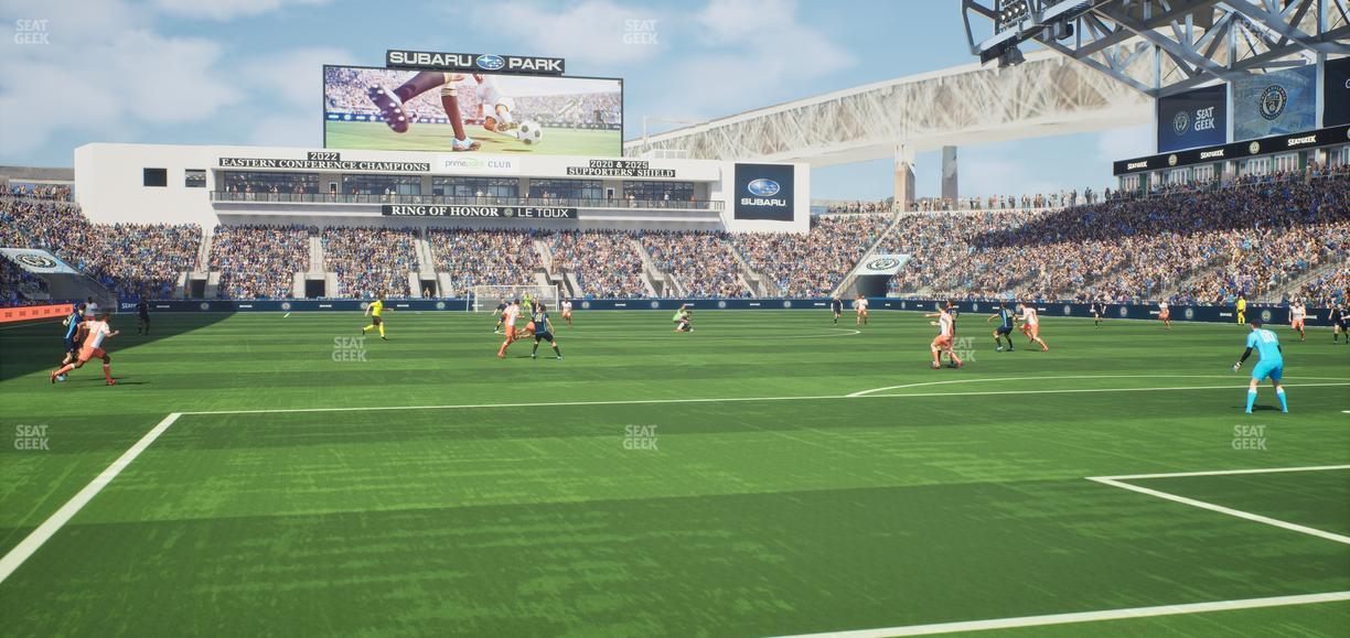 Subaru Park - Section Field 39 Seat View