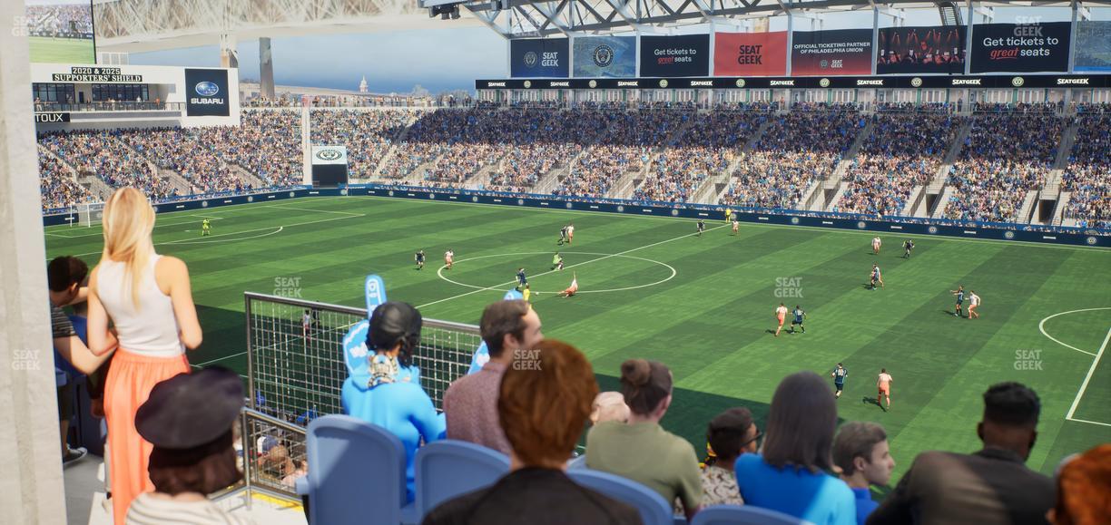 Subaru Park - Section Heineken Deck Standing Room Only Seat View