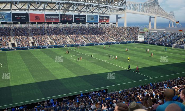 Subaru Park - Section Seaport Deck Seat View