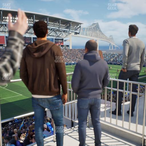 Subaru Park - Section Seaport Party Deck Standing Room Only Seat View