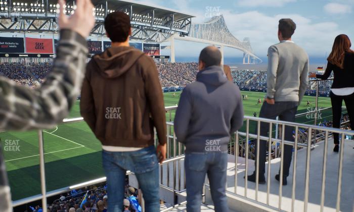 Subaru Park - Section Seaport Party Deck Standing Room Only Seat View