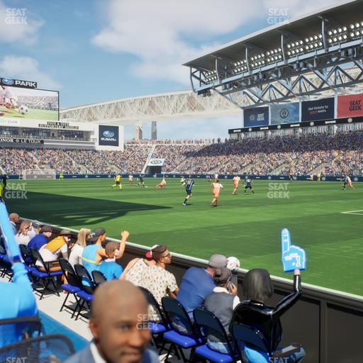 Subaru Park - Section Table 102 Seat View