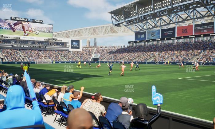 Subaru Park - Section Table 102 Seat View