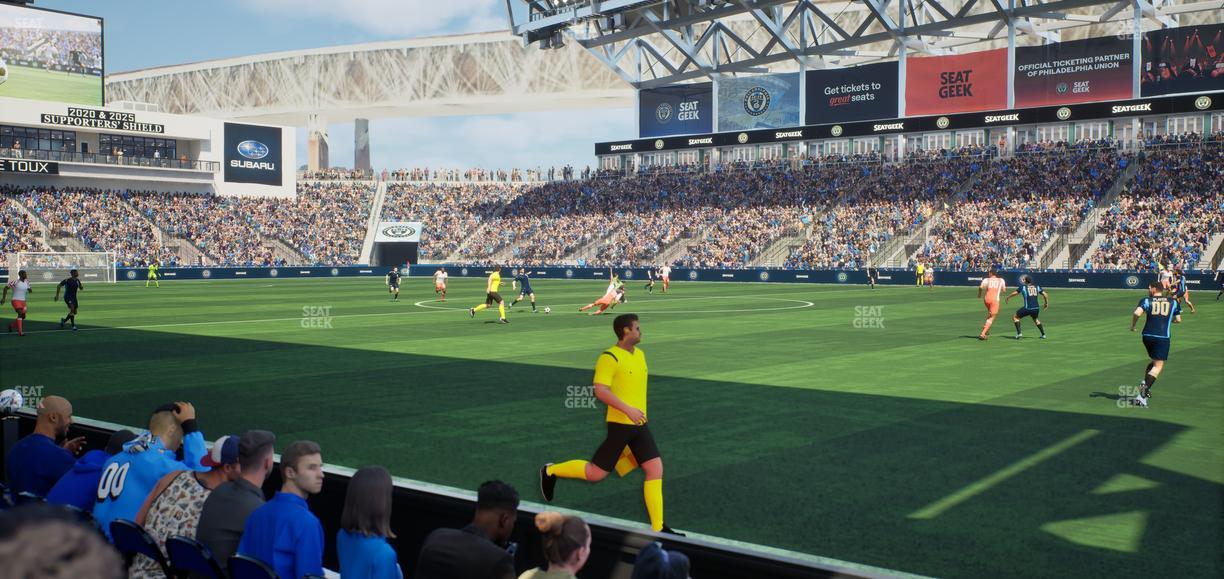 Subaru Park - Section Table 104 Seat View