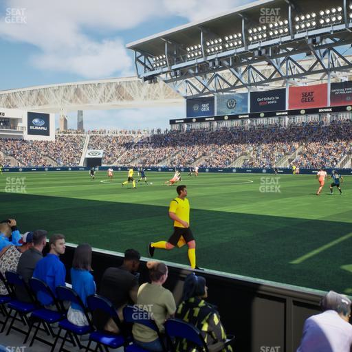 Subaru Park - Section Table 104 Seat View