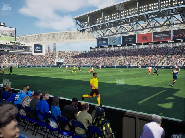 Subaru Park - Section Table 104 Seat View