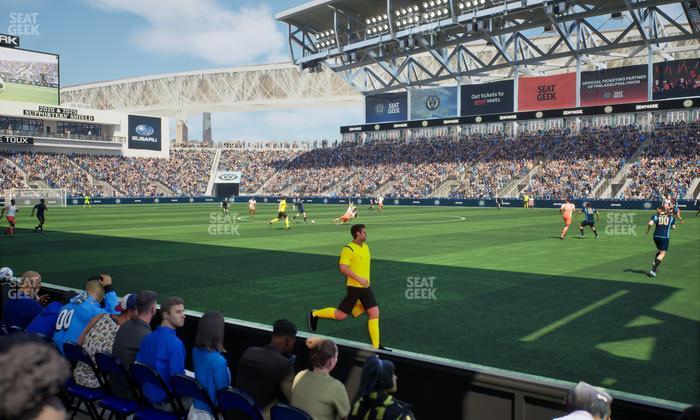 Subaru Park - Section Table 104 Seat View