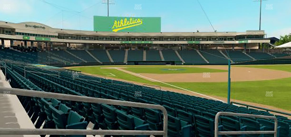 Sutter Health Park - Section 101 Seat View