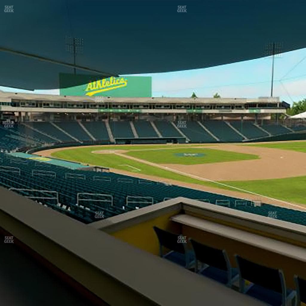 Sutter Health Park - Section Porch Seat View