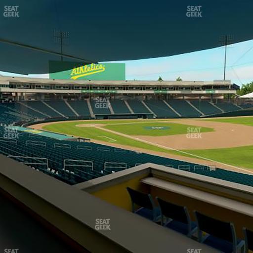 Sutter Health Park - Section Porch Seat View