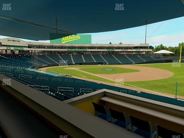 Sutter Health Park - Section Porch Seat View