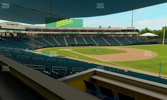 Sutter Health Park - Section Porch Seat View