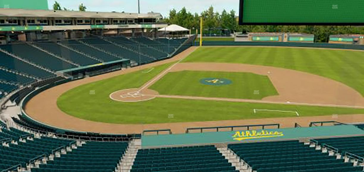 Sutter Health Park - Section Suite 30 Seat View