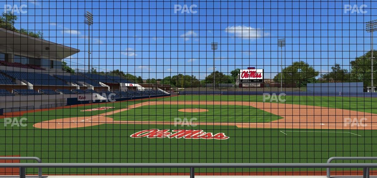 Swayze Field - Section 12 Seat View