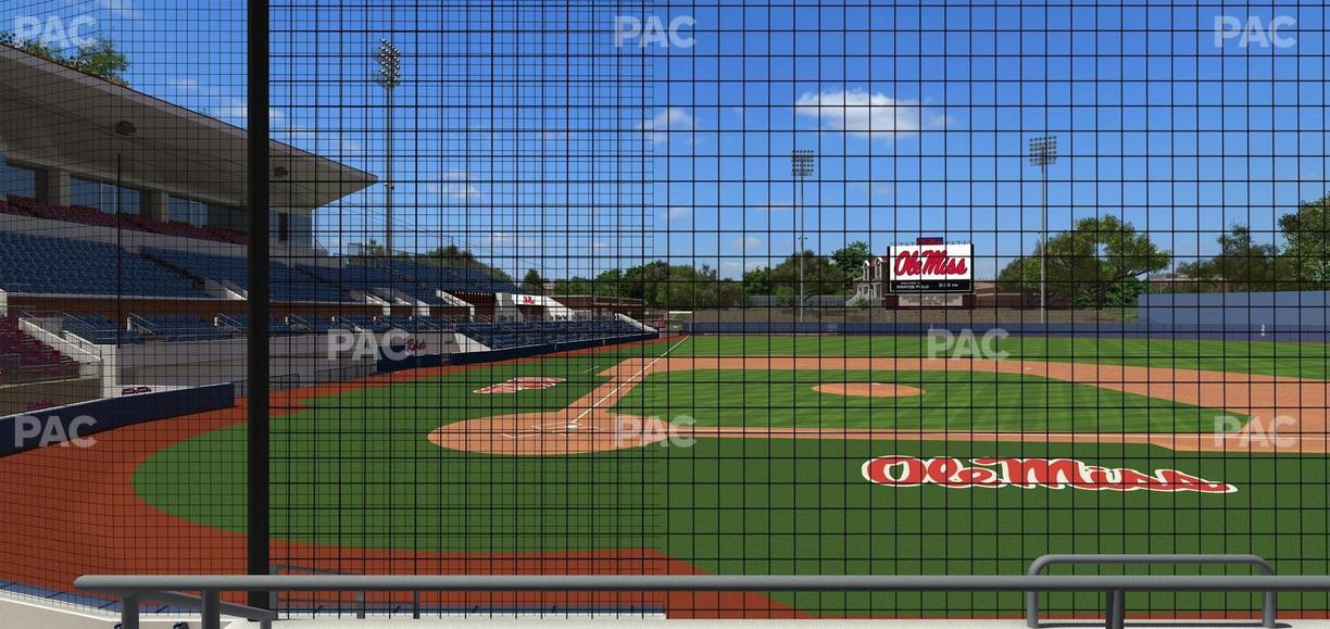Swayze Field - Section 14 Seat View