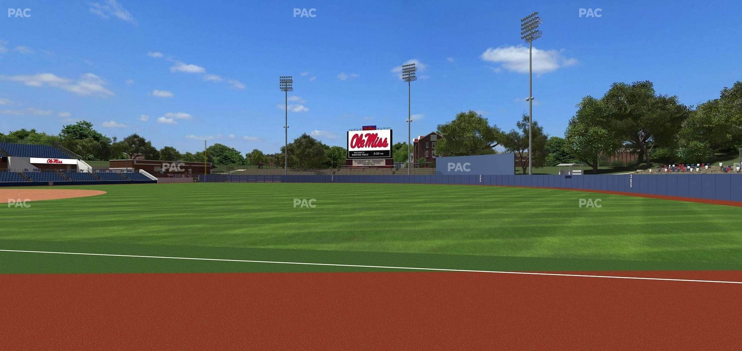 Swayze Field - Section 2 Seat View