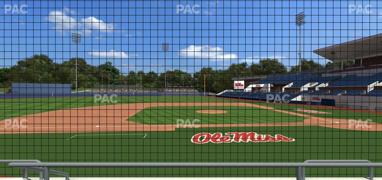 Swayze Field - Section 25 Seat View