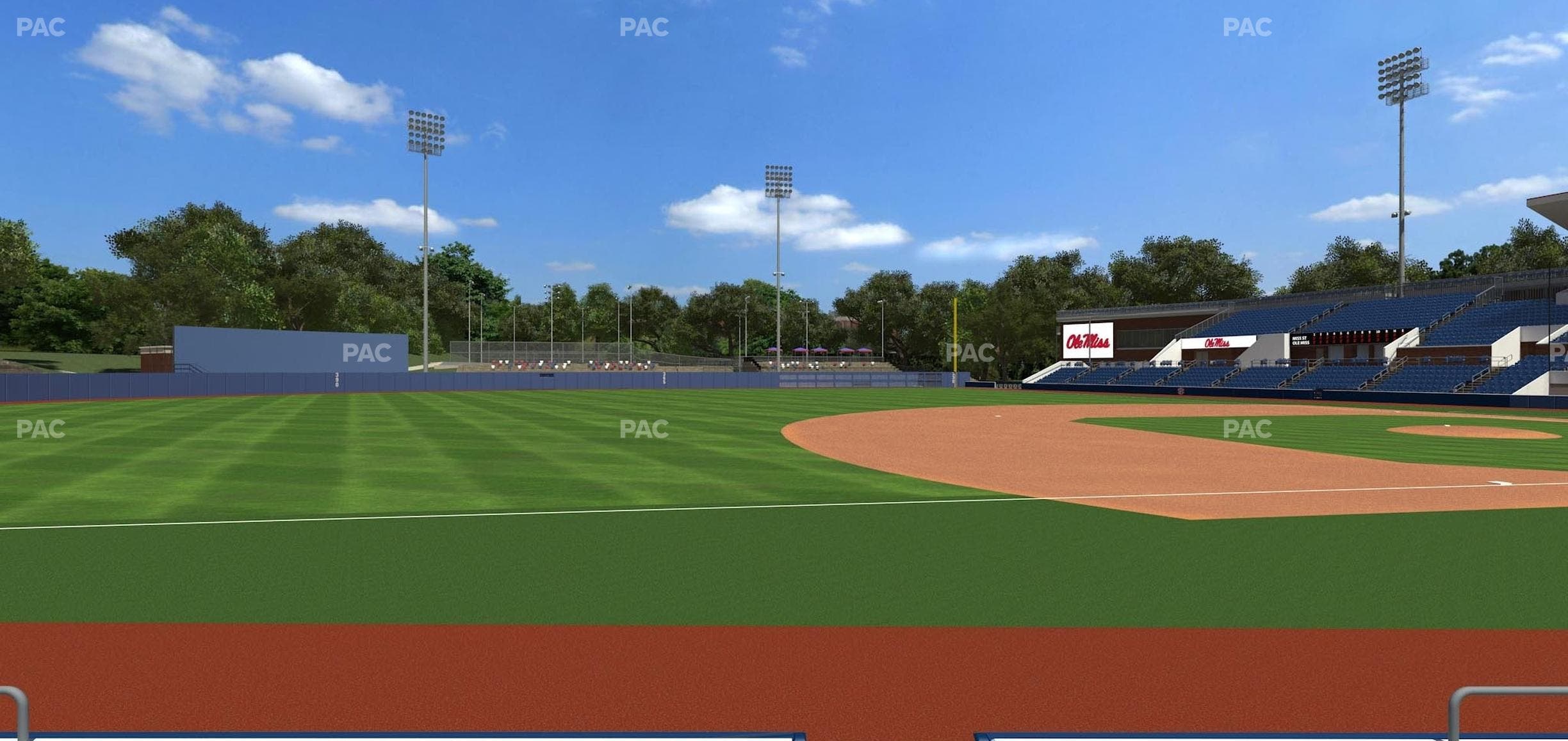 Swayze Field - Section 30 Seat View