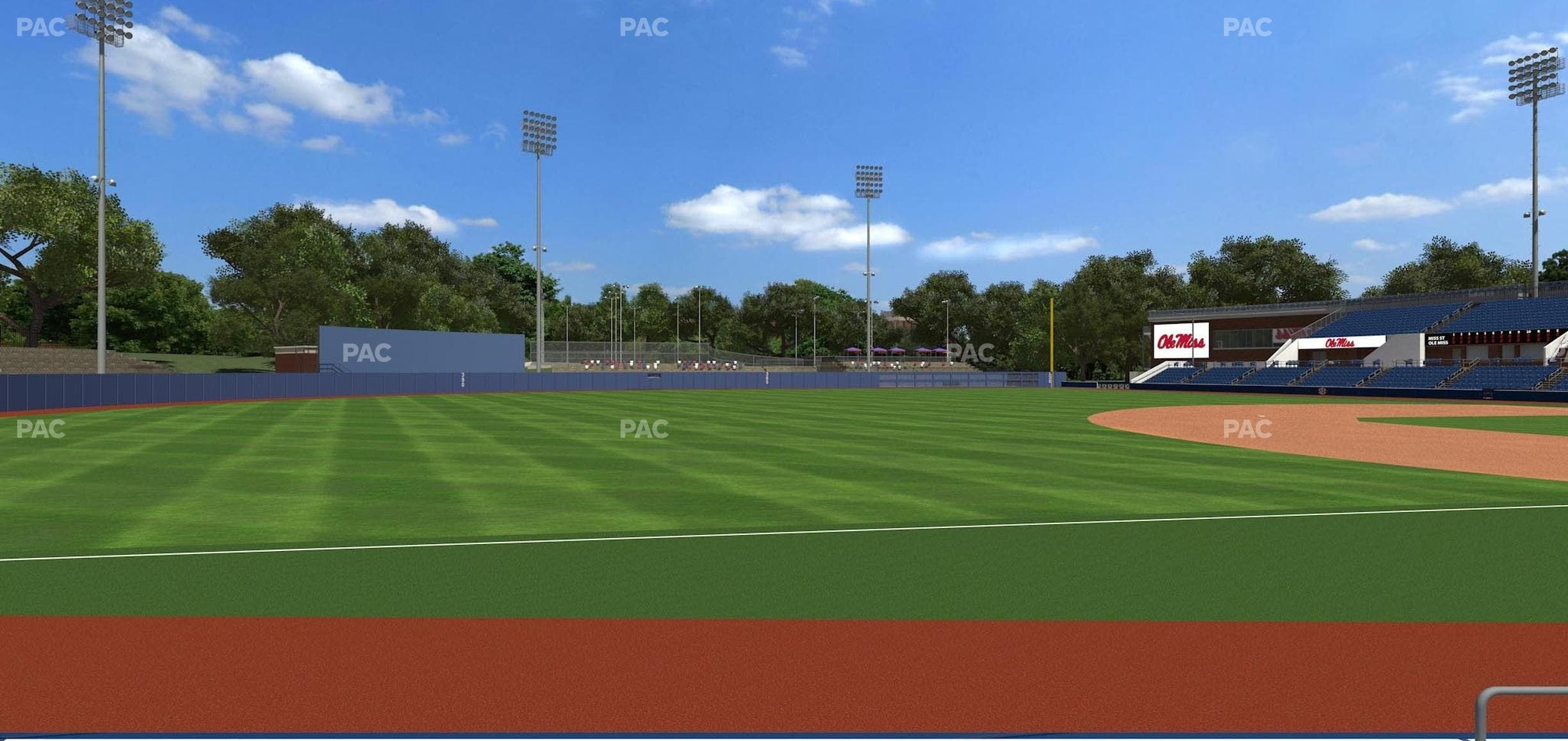 Swayze Field - Section 32 Seat View