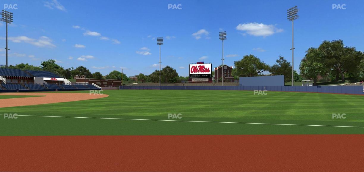 Swayze Field - Section 4 Seat View