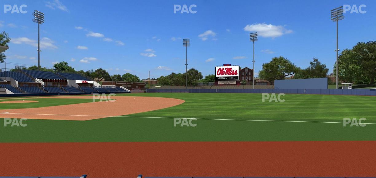 Swayze Field - Section 6 Seat View