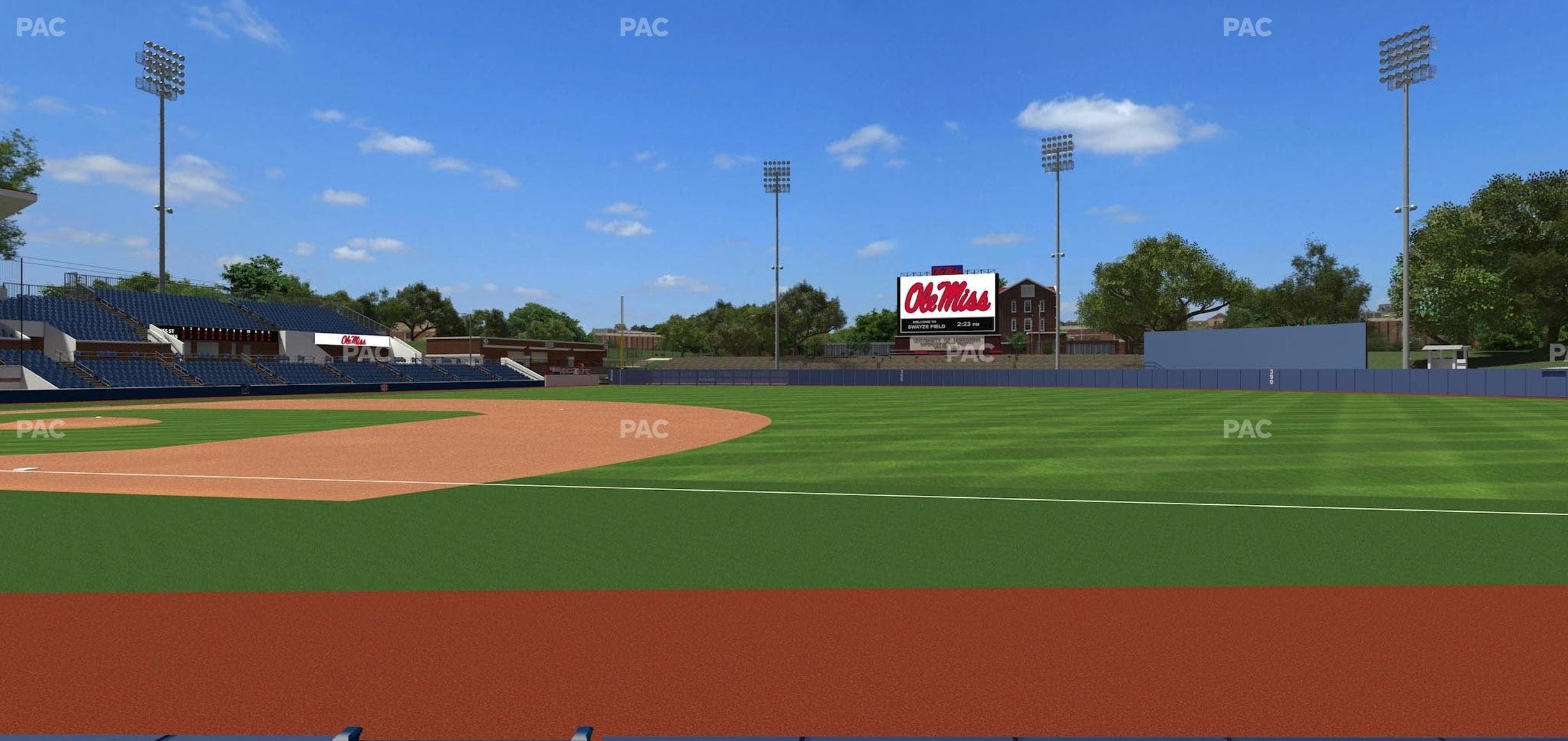 Swayze Field - Section 6 Seat View