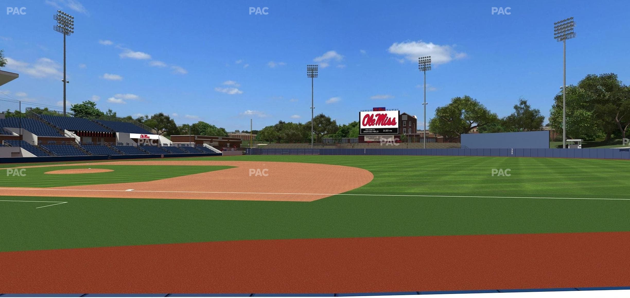 Swayze Field - Section 7 Seat View