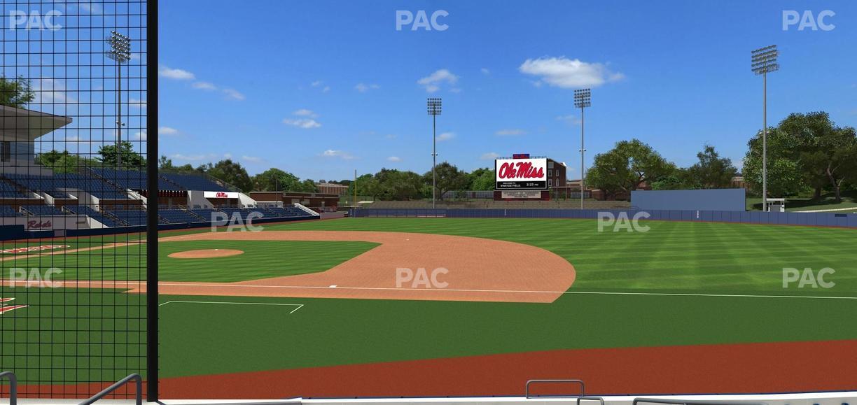 Swayze Field - Section 8 Seat View