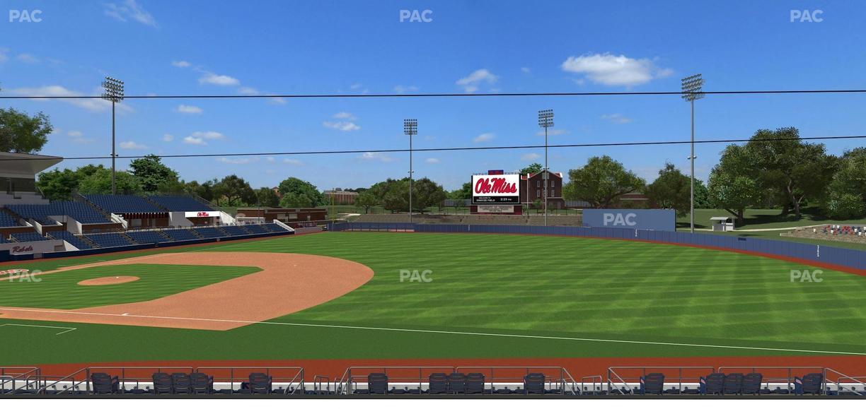 Swayze Field - Section B Seat View