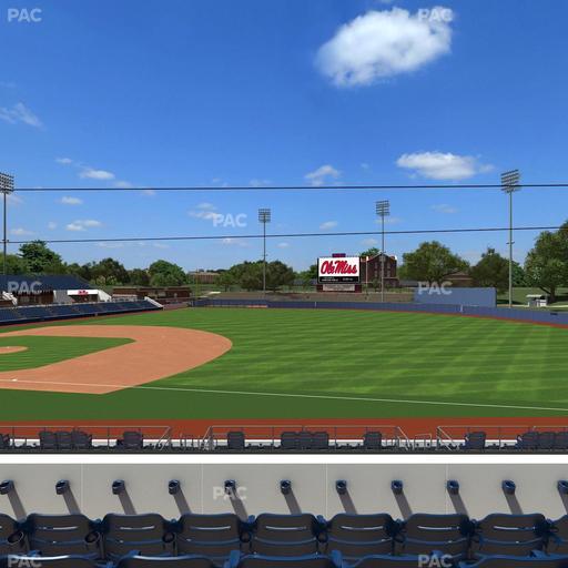 Swayze Field - Section B Seat View