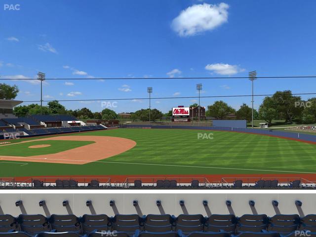 Swayze Field - Section B Seat View