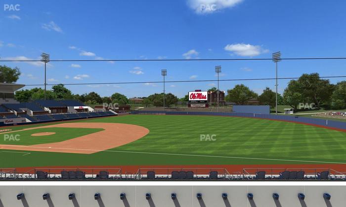 Swayze Field - Section B Seat View