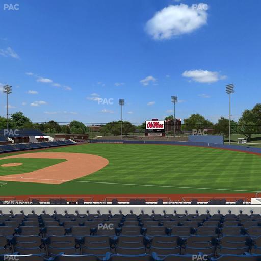 Swayze Field - Section B Seat View
