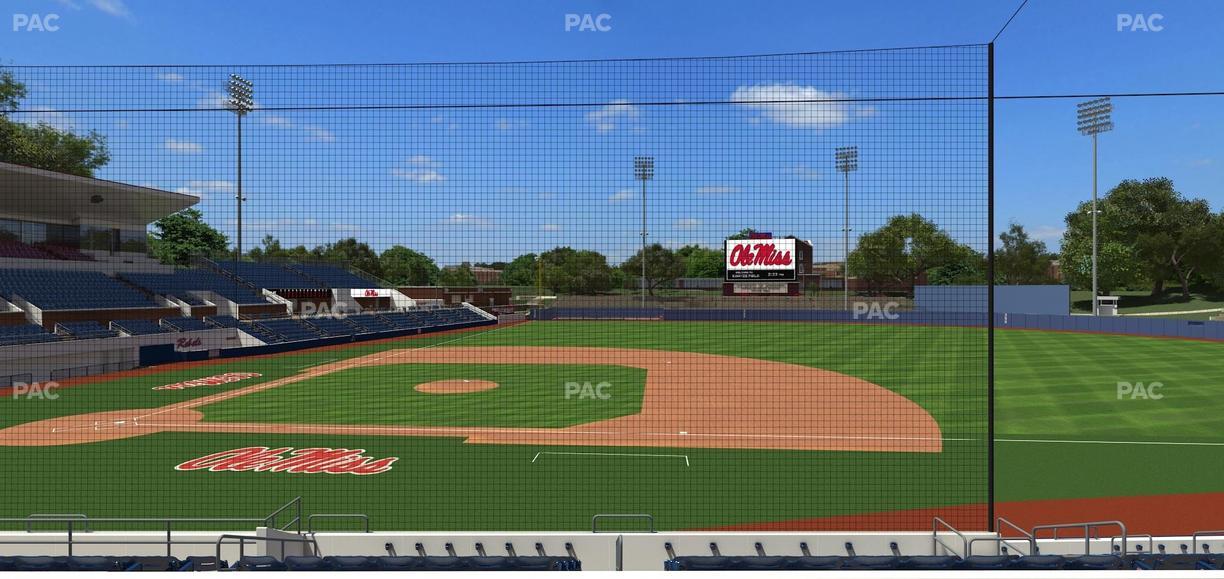 Swayze Field - Section D Seat View